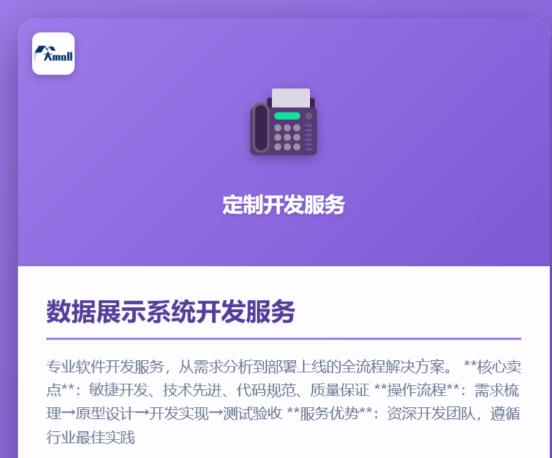 数据展示系统开发服务